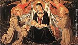 Benozzo di Lese di Sandro Gozzoli Madonna and Child with Sts Francis and Bernardine, and Fra Jacopo painting